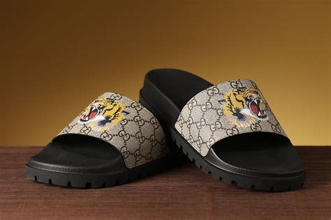 red gucci slippers|gucci slippers for men.